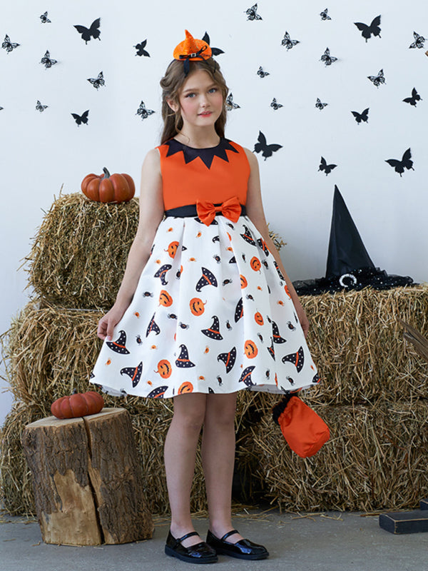 Halloween Themed Girls' Party Dress Shello's Creative Boutique