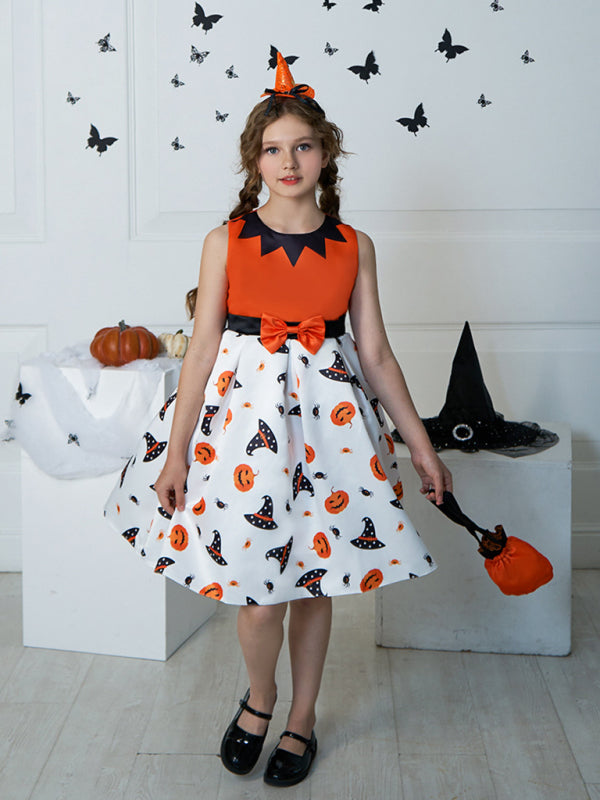 Halloween Themed Girls' Party Dress Shello's Creative Boutique