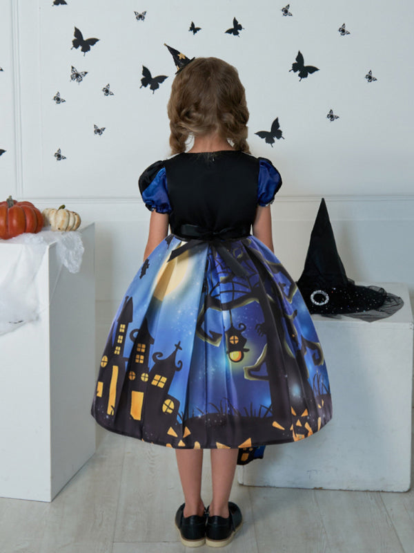 Halloween Themed Girls' Party Dress Shello's Creative Boutique