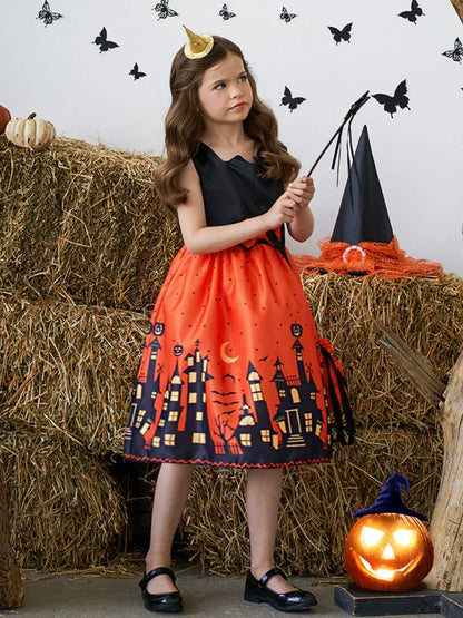 Halloween Themed Girls' Party Dress - Shello's Creative Boutique
