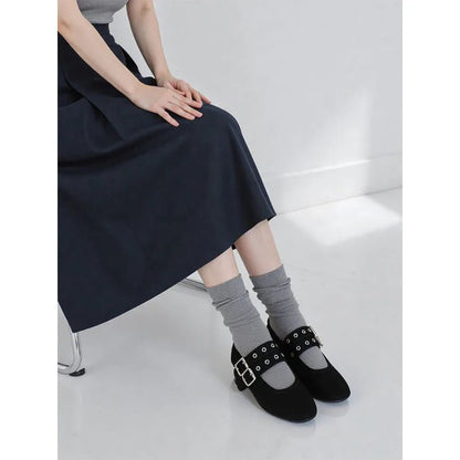 Mary Jane Ballet Flats - Buckle Strap Dance Shoes - Shello's Creative Boutique