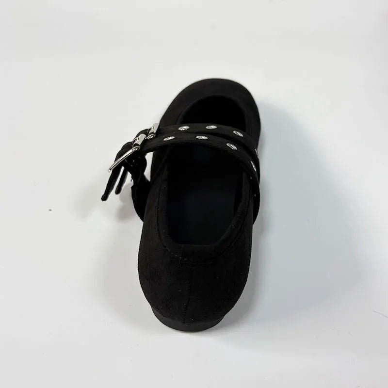 Mary Jane Ballet Flats - Buckle Strap Dance Shoes - Shello's Creative Boutique