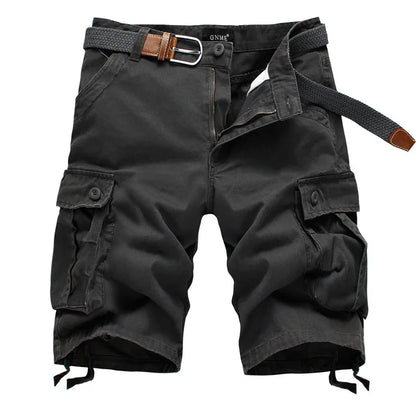 Men's Straight Leg Cropped Pants – Loose Casual Outdoor Sports Cargo Shorts - Shello's Creative Boutique