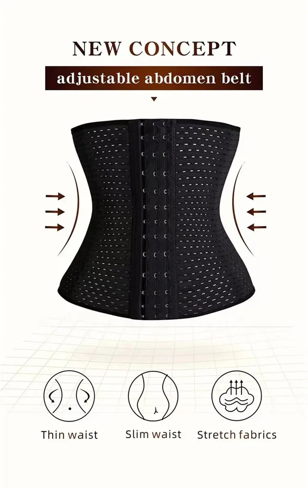 Postpartum Tummy Control Shapewear – Black Waist Cincher - Shello's Creative Boutique