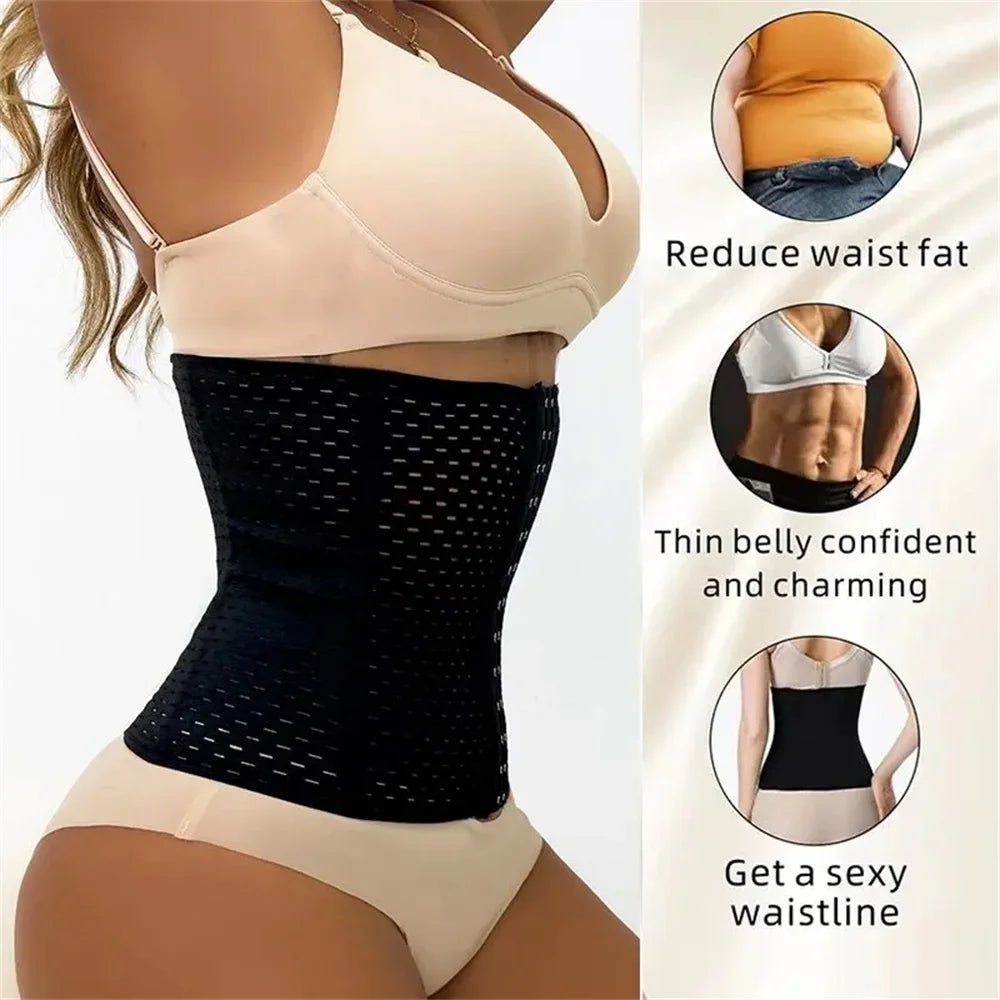 Postpartum Tummy Control Shapewear – Black Waist Cincher - Shello's Creative Boutique