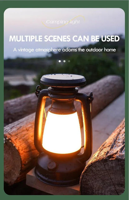 Retro Horse LED Desk Lamp - Rechargeable Atmosphere Light for Home & Camping - Shello's Creative Boutique