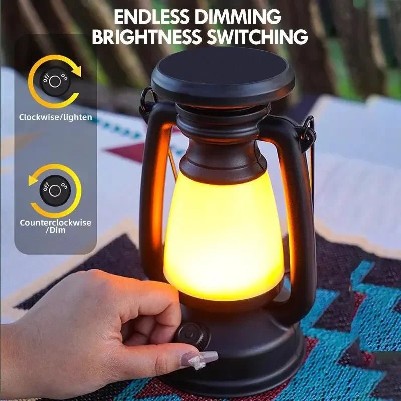 Retro Horse LED Desk Lamp - Rechargeable Atmosphere Light for Home & Camping - Shello's Creative Boutique