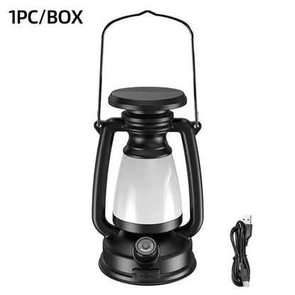 Retro Horse LED Desk Lamp - Rechargeable Atmosphere Light for Home & Camping - Shello's Creative Boutique