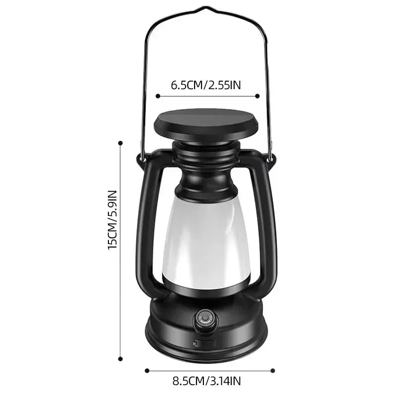 Retro Horse LED Desk Lamp - Rechargeable Atmosphere Light for Home & Camping - Shello's Creative Boutique