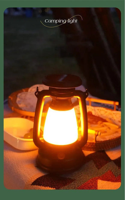 Retro Horse LED Desk Lamp - Rechargeable Atmosphere Light for Home & Camping - Shello's Creative Boutique