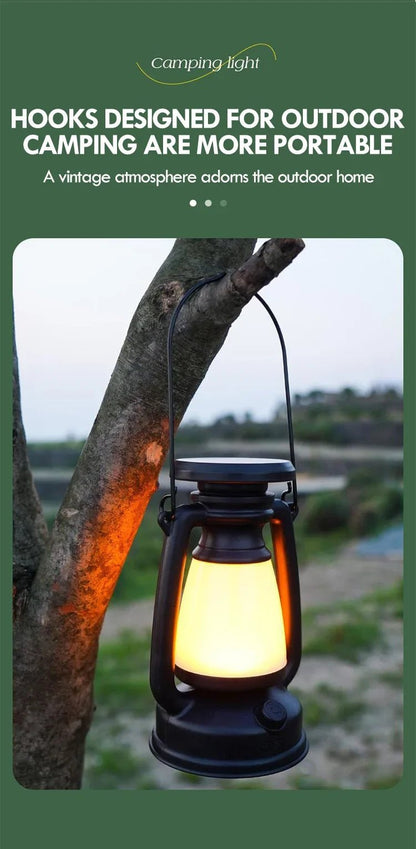 Retro Horse LED Desk Lamp - Rechargeable Atmosphere Light for Home & Camping - Shello's Creative Boutique