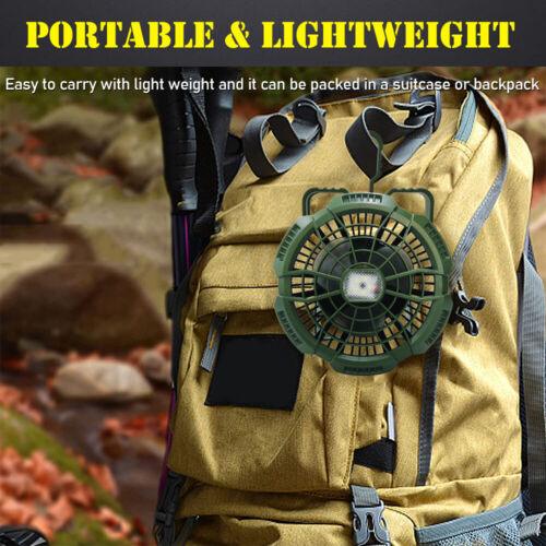 2-in-1 Portable Tent Light & Fan - Remote Control - Shello's Creative Boutique