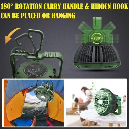 2-in-1 Portable Tent Light & Fan - Remote Control - Shello's Creative Boutique
