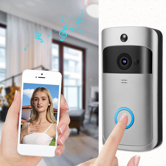 Smart WiFi Video Doorbell – Wireless Intercom & Night Vision Camera - Shello's Creative Boutique