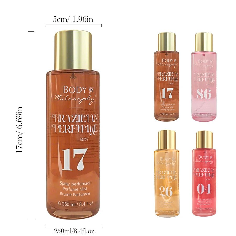 Women's Body & Hair Mist 250ml | Floral Fruity Gourmand Fragrance Spray - Shello's Creative Boutique