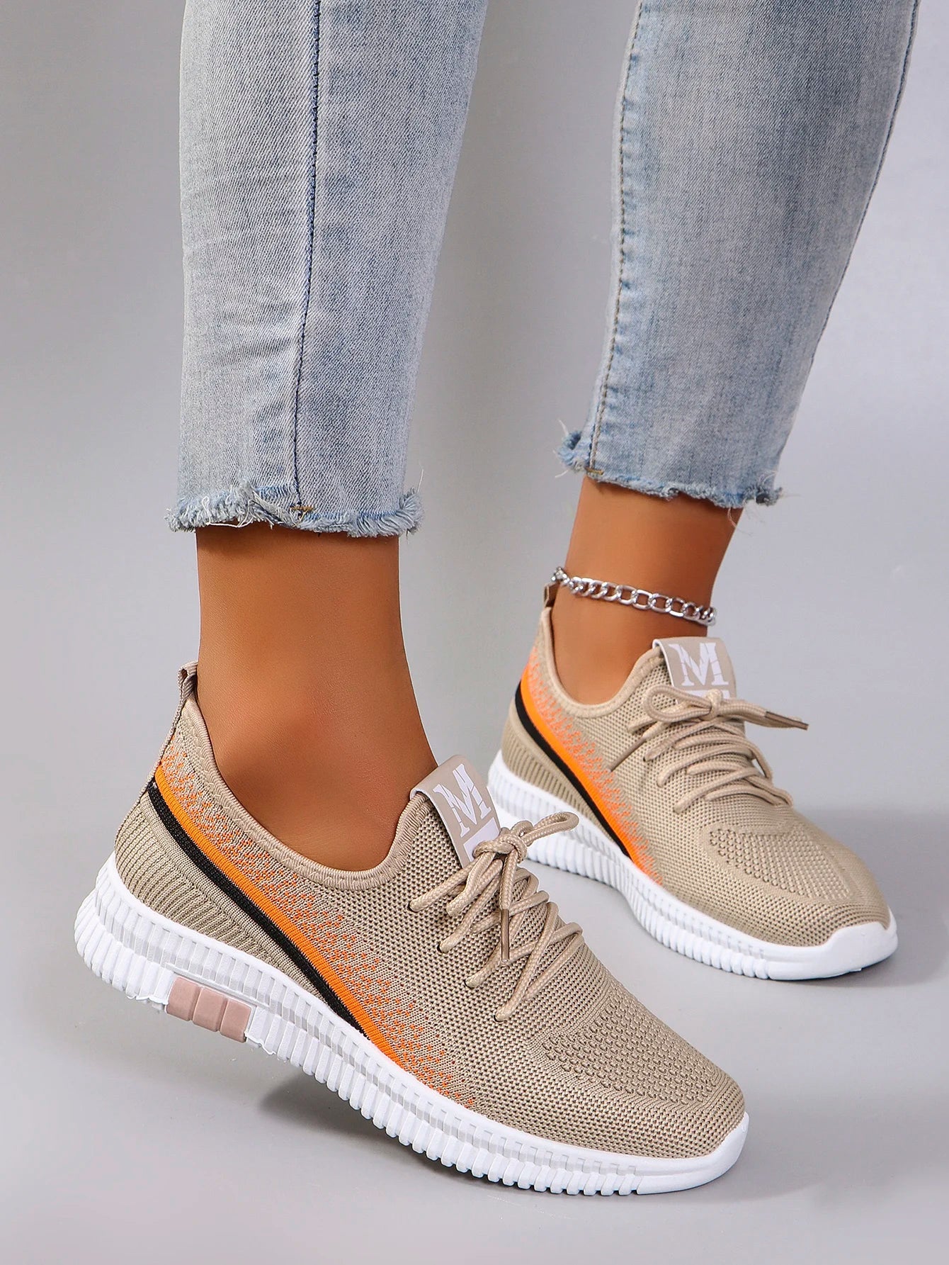 Women's Breathable Mesh Flat Shoes - Lightweight Casual Summer Sneakers - Shello's Creative Boutique