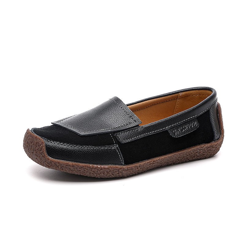 Women's Flat Shoes - Soft Leather Casual Loafers - Shello's Creative Boutique