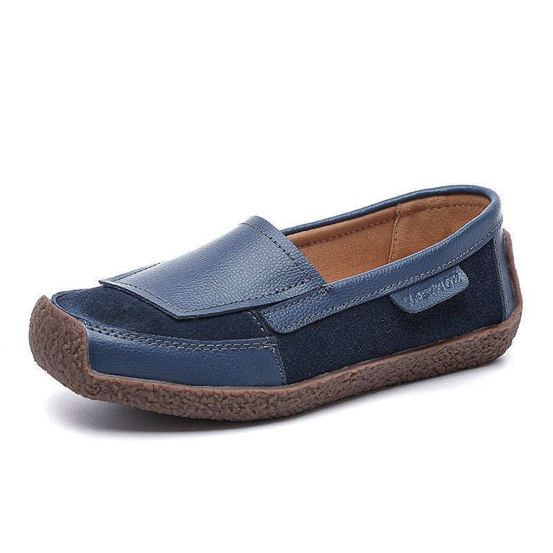 Women's Flat Shoes - Soft Leather Casual Loafers - Shello's Creative Boutique
