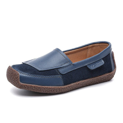 Women's Flat Shoes - Soft Leather Casual Loafers - Shello's Creative Boutique