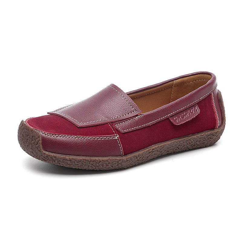 Women's Flat Shoes - Soft Leather Casual Loafers - Shello's Creative Boutique