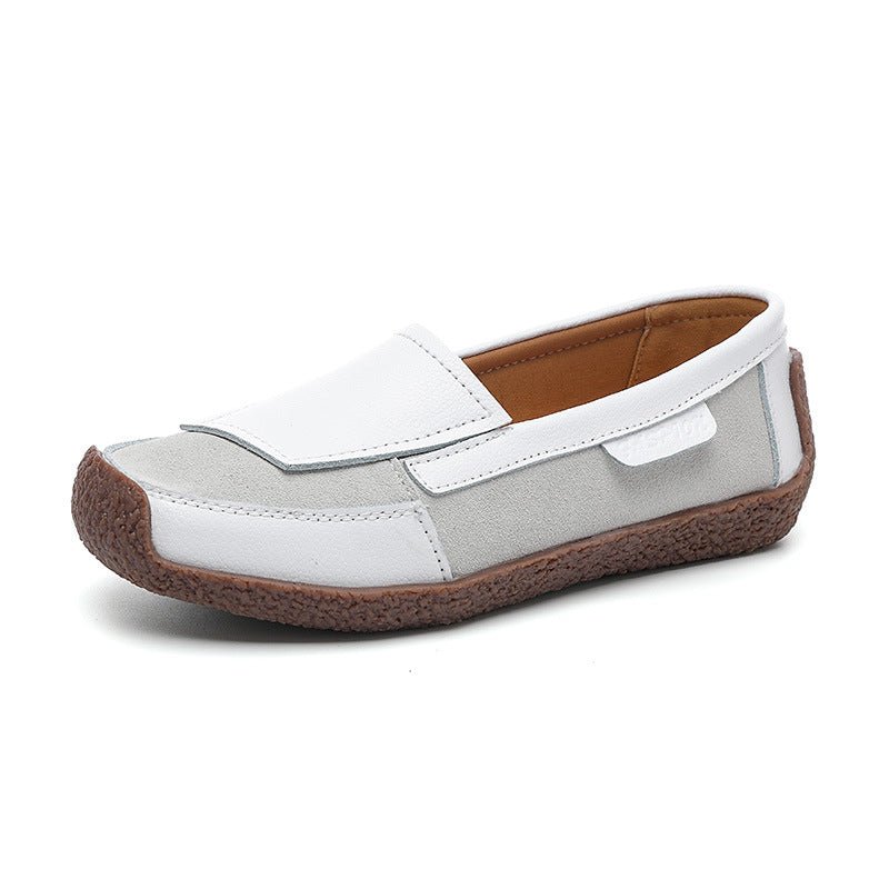 Women's Flat Shoes - Soft Leather Casual Loafers - Shello's Creative Boutique