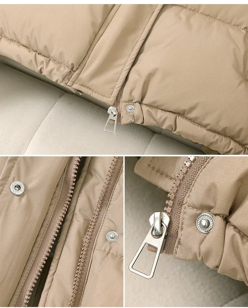Women's Hooded Cotton Padded Parka Jacket | Casual Warm Winter Coat - Shello's Creative Boutique