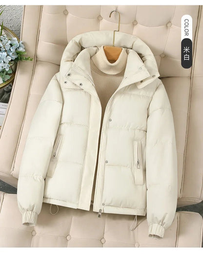 Women's Hooded Cotton Padded Parka Jacket | Casual Warm Winter Coat - Shello's Creative Boutique