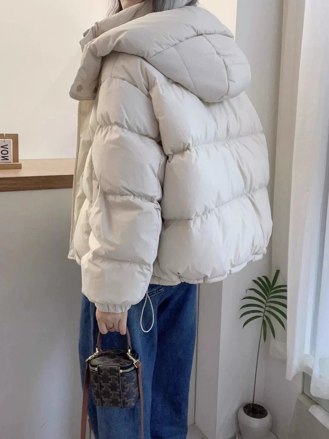 Women's Hooded Cotton Padded Parka Jacket | Casual Warm Winter Coat - Shello's Creative Boutique
