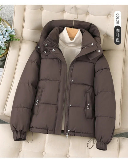 Women's Hooded Cotton Padded Parka Jacket | Casual Warm Winter Coat - Shello's Creative Boutique