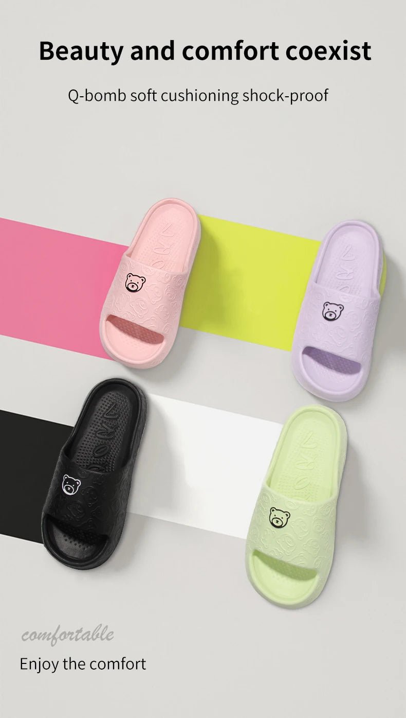 Women's Non - Slip EVA Sandal Slippers – Lightweight Indoor & Bathroom Slides - Shello's Creative Boutique