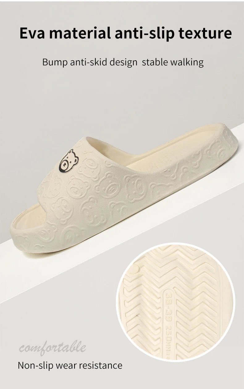 Women's Non - Slip EVA Sandal Slippers – Lightweight Indoor & Bathroom Slides - Shello's Creative Boutique