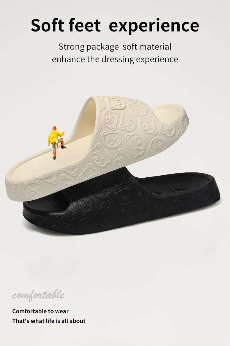 Women's Non - Slip EVA Sandal Slippers – Lightweight Indoor & Bathroom Slides - Shello's Creative Boutique