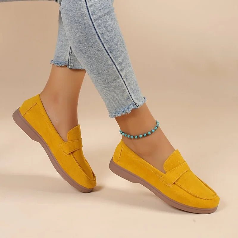Women's Work Shoes - Comfortable Non - Slip Platform Flat Shoes Plus Size - Shello's Creative Boutique