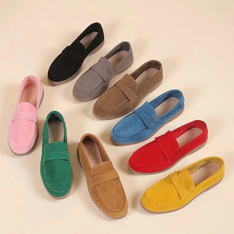 Women's Work Shoes - Comfortable Non - Slip Platform Flat Shoes Plus Size - Shello's Creative Boutique