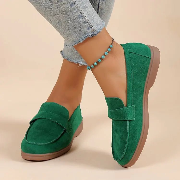 Women's Work Shoes - Comfortable Non - Slip Platform Flat Shoes Plus Size - Shello's Creative Boutique