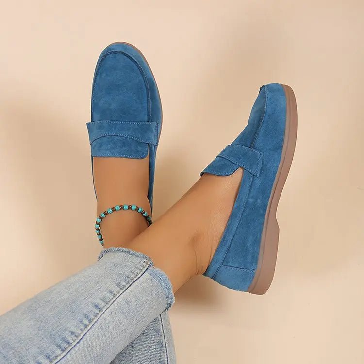 Women's Work Shoes - Comfortable Non - Slip Platform Flat Shoes Plus Size - Shello's Creative Boutique