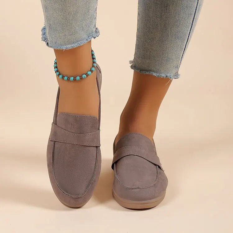 Women's Work Shoes - Comfortable Non - Slip Platform Flat Shoes Plus Size - Shello's Creative Boutique